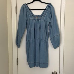 Denim Babydoll Dress Free People